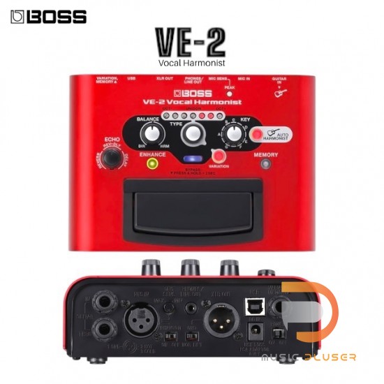 BOSS VE-2 Vocal Harmonist ＋BOSS FS-6 VE-2 (Vocal Harmonist